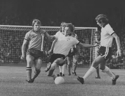 Alan West plays a through ball