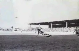 Carlisle defenders flying clearance
