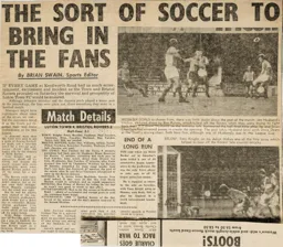 Match Report: Luton Town FC vs Bristol Rovers (6th Nov 1976)