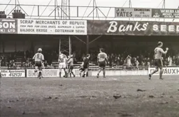 John Aston celebrates his goal