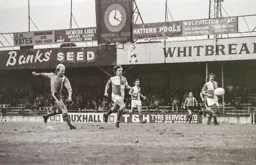 Ron Futcher blasts in a shot