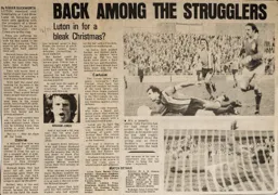 Match Report: Millwall vs Luton Town FC (13th Nov 1976)