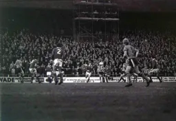 Paul Futcher tries to feed the ball to his brother