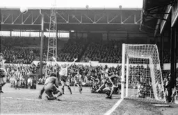 Ron Futcher appealing before the ball gets to him
