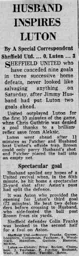 Match Report: Sheffield United vs Luton Town FC (22nd Jan 1977)