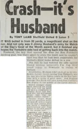 Match Report: Sheffield United vs Luton Town FC (22nd Jan 1977)
