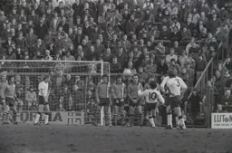 Burnley try their luck from a freekick