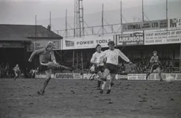 Ron Futcher fires in a shot