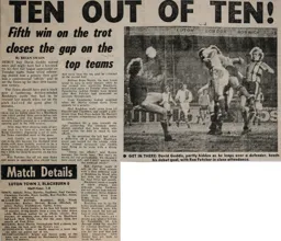 Match Report: Luton Town FC vs Blackburn Rovers (15th Feb 1977)