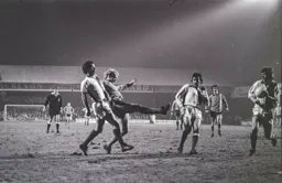 Ron Futcher scores the Town's second