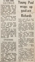 Match Report: Luton Town FC vs Wolverhampton Wanderers (5th Mar 1977)