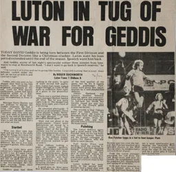 Match Report: Luton Town FC vs Oldham Athletic (8th Mar 1977)
