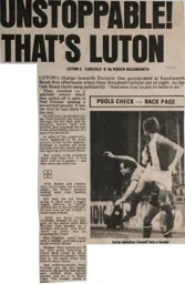 Match Report: Luton Town FC vs Carlisle United (26th Mar 1977)
