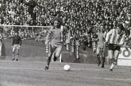 Paul Price moving forward into attack