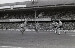 Ron Futcher brings the ball under control