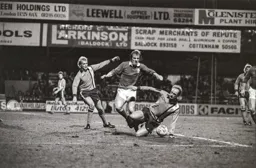 John Faulkner makes a last ditch tackle