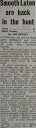 Match Report: Luton Town FC vs Notts County (23rd Apr 1977)