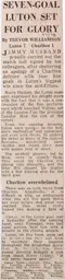 Match Report: Luton Town FC vs Charlton Athletic (3rd Sep 1977)