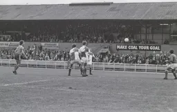 The ball whistles wide of the Rovers goal