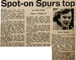 Match Report: Tottenham Hotspur vs Luton Town FC (24th Sep 1977)