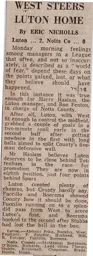 Match Report: Luton Town FC vs Notts County (1st Oct 1977)