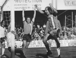 John Faulkner shows his delight with his goal