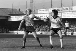 Ron Futcher controls on his chest