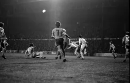 Jimmy Husband watches on