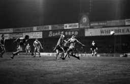 Ron Futcher blasts in the Town goal