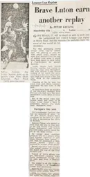 Match Report: Manchester City vs Luton Town FC (1st Nov 1977)