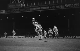 Ron Futcher up with the City keeper