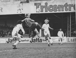 Ron Futcher mis-directs a header