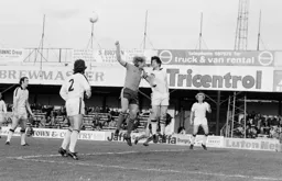 Ron Futcher on his own in attack