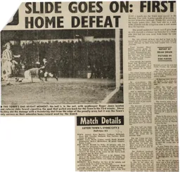 Match Report: Luton Town FC vs Stoke City (19th Nov 1977)