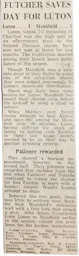 Match Report: Luton Town FC vs Mansfield Town (17th Dec 1977)