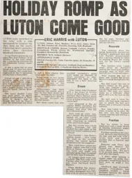 Match Report: Luton Town FC vs Sheffield United (27th Dec 1977)