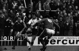 Jimmy Husband sandwiched