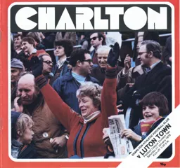 Programme: Charlton Athletic vs Luton Town FC (21st Jan 1978)