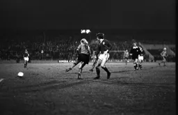 Ron Futcher waiting for the ball