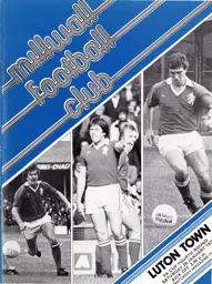 Programme: Millwall vs Luton Town FC (31st Jan 1978)