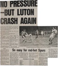 Match Report: Luton Town FC vs Tottenham Hotspur (22nd Feb 1978)