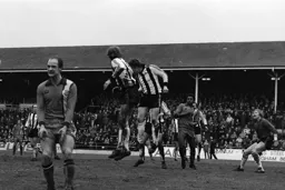 John Faulkner appears frustrated at not winning the ball