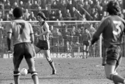 Graham Jones has control in midfield