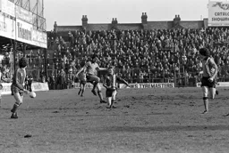 Graham Jones loses out to the City defender