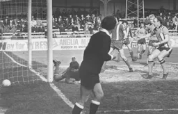 The Town's first goal creeps in