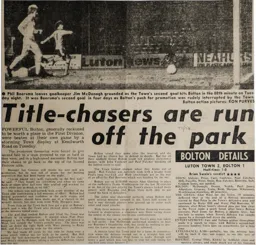 Match Report: Luton Town FC vs Bolton Wanderers (21st Mar 1978)