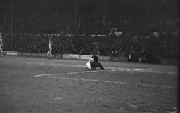 Keeper beaten by Alan West