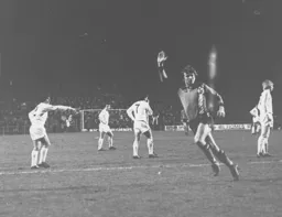 Alan West signals the opening goal