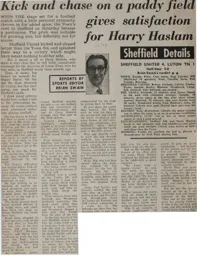 Match Report: Sheffield United vs Luton Town FC (25th Mar 1978)