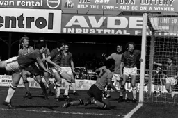 Scramble in the goalmouth
